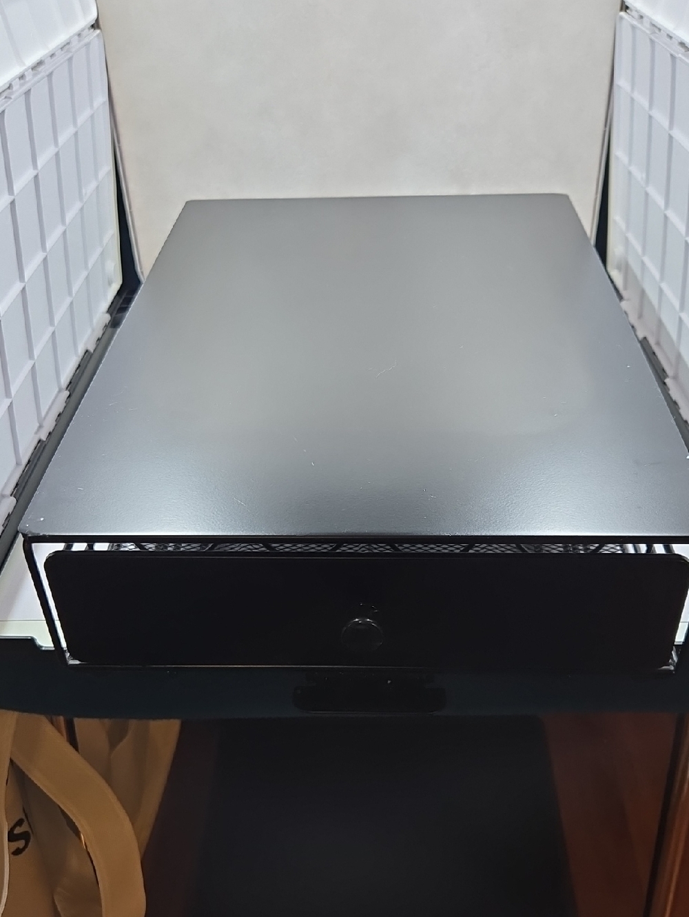 Black Metal Vertuo Pod Holder Storage Drawer For Nespresso Vertuo